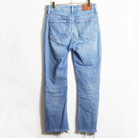 J. Crew Billie Demi Boot Crop Jeans in Cornflower Wash 27 - Picture 5 of 5